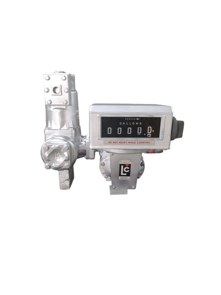 Liquid controls M5-44200-30 meter with veeder root 788700-002 register and liquid controls air eliminator A-8241